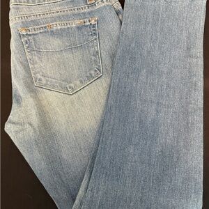 PAIGE Light Blue Straight Leg Jeans